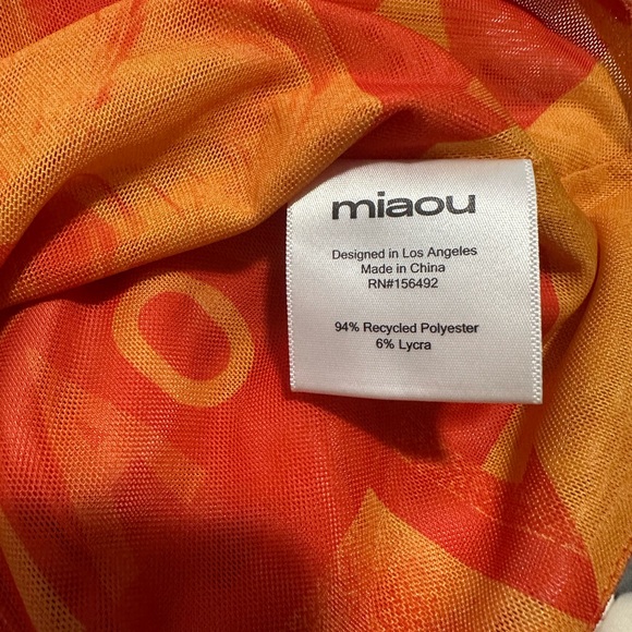 Miaou - Imogene Corset in Stone Orange - M - Picture 7 of 8